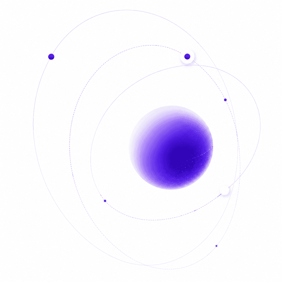 Orbital sphere decoration